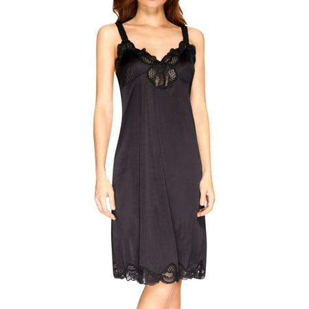

Women s Ilusion 71002012 30 Inch Adjustable Strap Lace Full Slip (Negro 36)