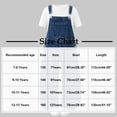 thumbnail image 3 of Miluxas Boys Denim Bib Overalls with Adjustable Straps and Convenient Tool Pockets Blue 7-8Years, 3 of 9