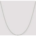thumbnail image 5 of Sterling Silver 1.15mm Flat Cable Chain (20 X 1.15) Made In Italy qpe62-20, 5 of 5
