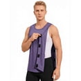 thumbnail image 5 of Post Surgery Shirts Men Shoulder Mastectomy Recovery Tank Tops with Drain Pockets Adaptive Rotator Cuff Magic Tape, 5 of 7