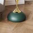 thumbnail image 5 of Small Round Metal End Table, 14.96" Vintage Pedestal Accent Table for Small Spaces, Living Room, Bedroom, 5 of 10