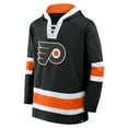 thumbnail image 2 of Men's Fanatics  Black Philadelphia Flyers Inside Line Fleece Pullover Hoodie, 2 of 3