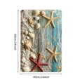 thumbnail image 2 of FCXZI Front Door Mat,Beach Seashell Starfish Indoor Outdoor Entrance,Blue Wooden Welcome Mats,Non-Slip Door Mats,Low Profile Front Door Mat,Entryway Mat for Porch Patio 24x16in, 2 of 5