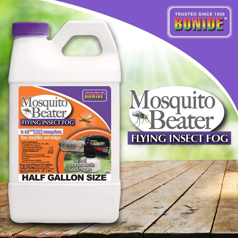Bonide Mosquito Beater Insecticide Fogger Solution - Outdoor Insect Killer - 0.5 Gal Liquid — Residential Use, Standard Application