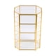 thumbnail image 3 of Joyero de cristal, estuche de exposición para joyería, caja de baratija transparente, organizador, estuche de almacenamiento de cosméticos para, 3 of 9