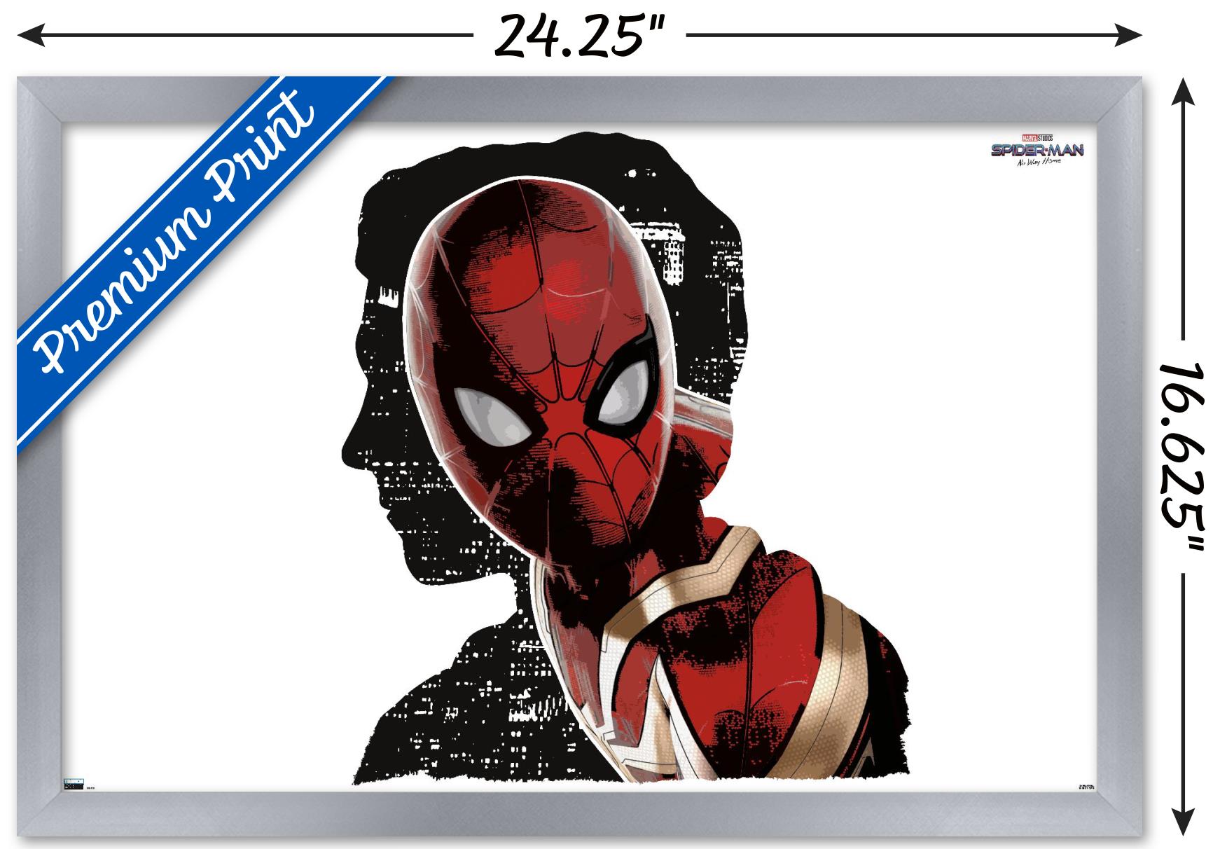 Marvel Spider-Man: No Way Home - Negative Space 24.25" x 16.5" Framed Poster, by Trends International
