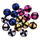 thumbnail image 1 of 12 piezas de pelotas de golf adhesivas, mini pelotas de gancho y bucle, juguete ligero y portátil de nailon PP Cinta negra, 1 of 9