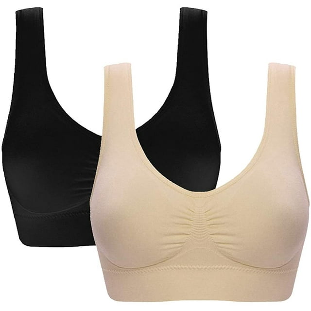 Women's Sports Bra, Removable Pads,Comfort Workout, Low-Impact Activity
