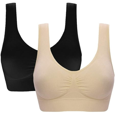 

Women s Sports Bra Removable Pads Comfort Workout Low-Impact Activity