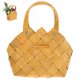 thumbnail image 1 of Cesta de flores tejida a mano, cesta decorativa con mango de mimbre, cesta de flores, 1 ud., 1 of 6