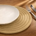 thumbnail image 4 of 6 PCS Cotton Woven Coasters for Drinks, Absorbent Coasters Set with Holder, 210°F Heat Resistant, Cup Coasters for Tabletops, Coffee Tables, Desks, Soft & Protective,4.61 Inches, 4 of 7
