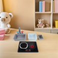 thumbnail image 2 of 6pcs Kids Kitchen Playset: Pretend Kitchen Set With Faucet Sink Induction Cooker - Realistic Lights & Sounds For Role Play, 2 of 3