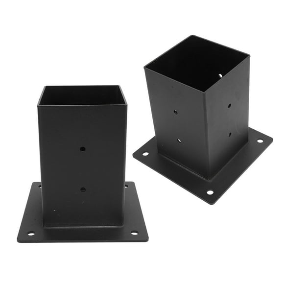 Trousse de Pergola, Trousse de Supports de Gazebo Bricolage, Équerre d'Angle Droit pour Poteau de Pergola, Trousse de Base de Poteau de Menuiserie Bricolage