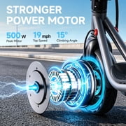 Electric Scooter for Adults – 8.5/10/12 Tires,Peak 500W-700W Motor, 15-30 Miles Range, Up to 20 MPH – Foldable Commuter Scooter for Men & Women