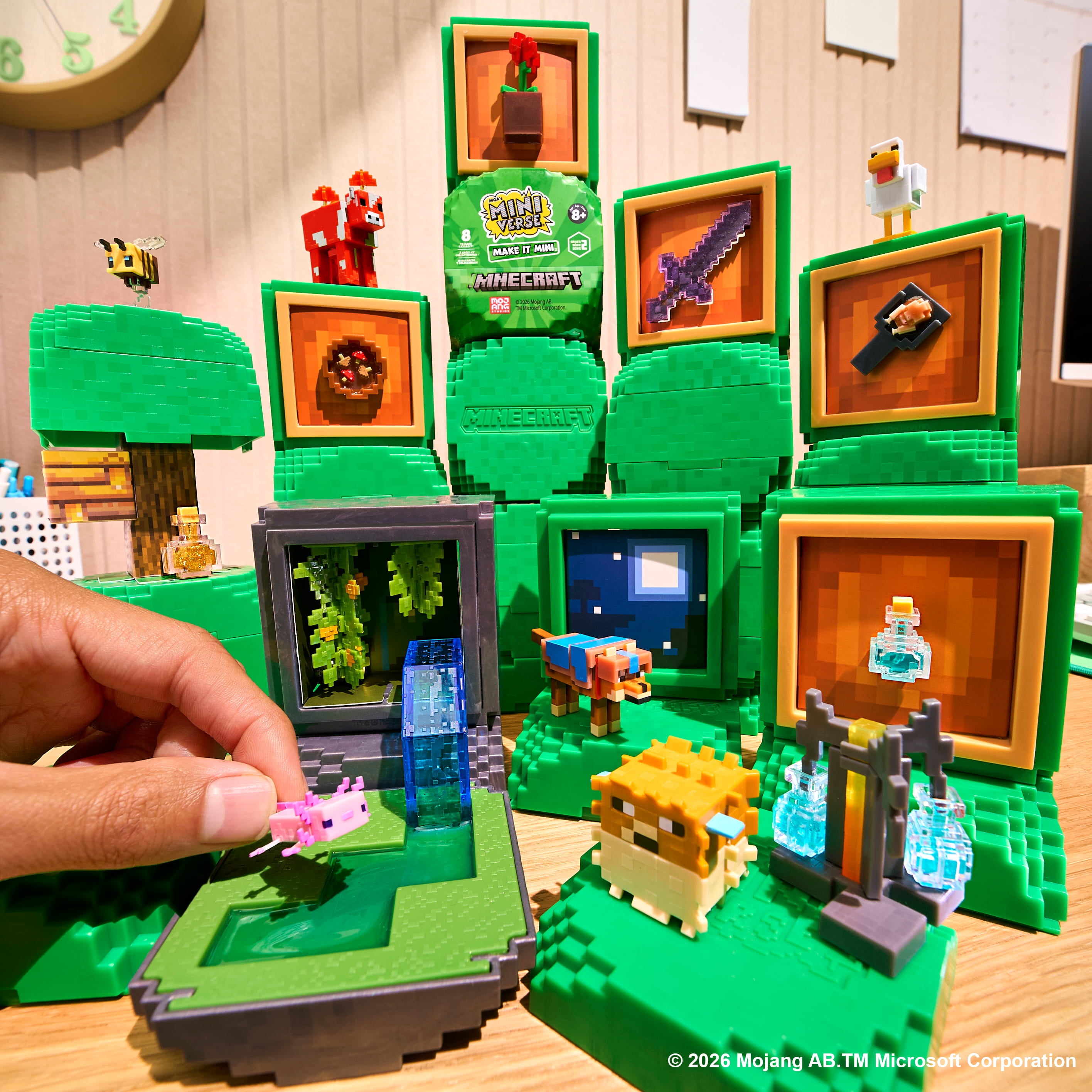 MGA’s Miniverse Make It Mini Minecraft Series 2 Blind Box Collectible Minis, Ages 8+