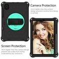 thumbnail image 3 of Dteck Case for Samsung Galaxy Tab S5e 10.5" SM-T720 T725 (2019) 10.5-inch,Shockproof Rubber Hand Strap Kickstand EVA Protective Hard PC Back Cover with Shoulder Strap,Black+Aqua, 3 of 6