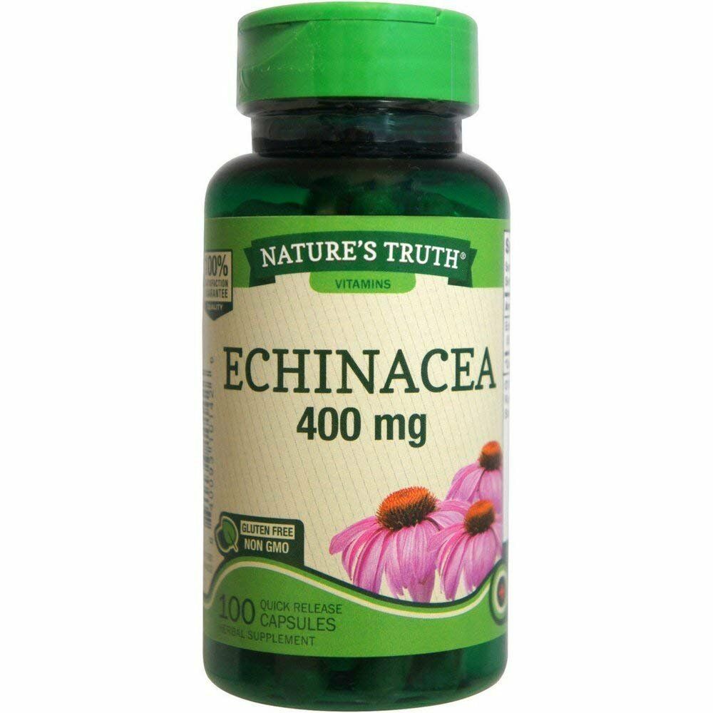Nature's Truth Natural Whole Herb Echinacea 400 mg 100 ea (Pack of 2)