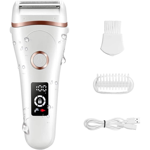 Dww-Rasoir Électrique Femme Rasoir Électrique, Rasoir Rechargeable Humide et Sec pour Femme Rasoir Électrique Rasoir Électrique