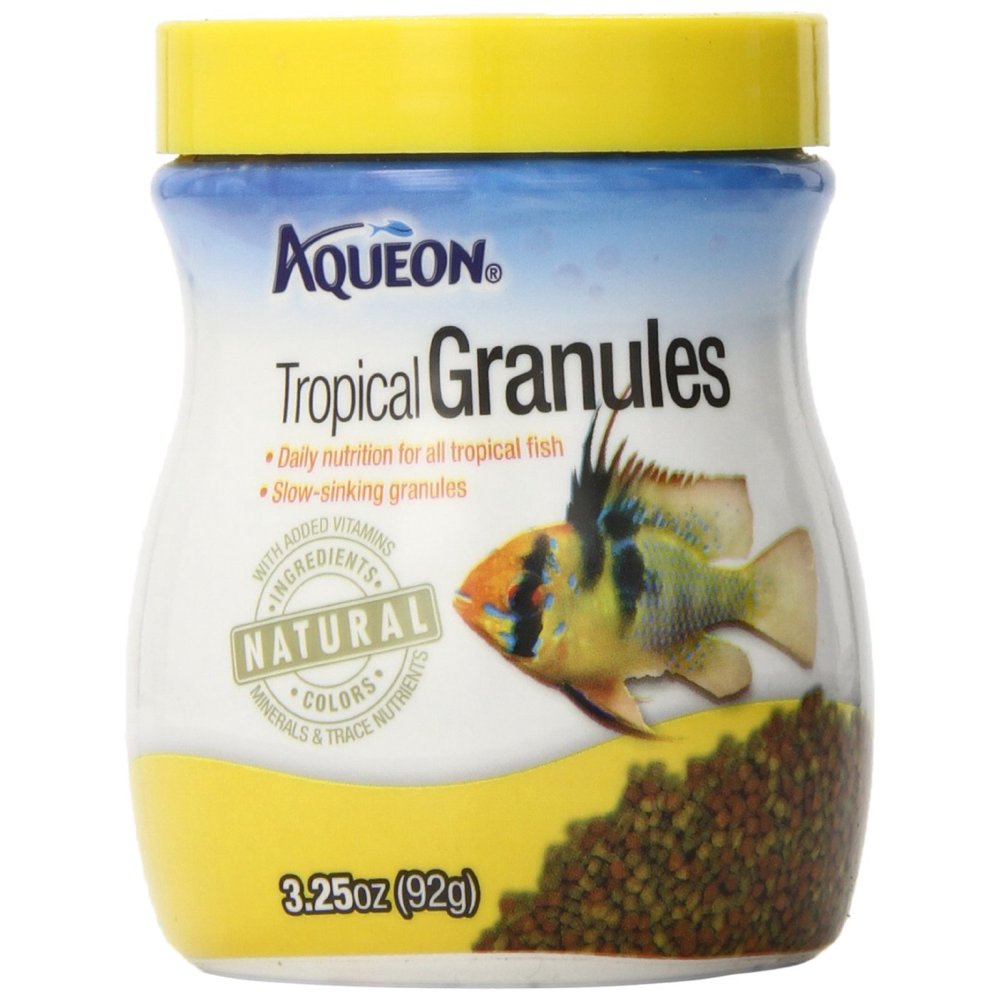 Aqueon 06190 Tropical Granules Fish Food, 31/4Ounce