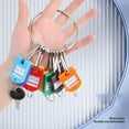 thumbnail image 3 of Portable Metal Ring Key Organizer with 10 Spring Hooks & Key Tags with Ring and Label Window, 3 of 6