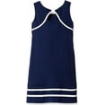 thumbnail image 2 of Bonnie Jean Big Girls Easter Navy Nautical Lace Striped Uniforms Dress 7, 2 of 2
