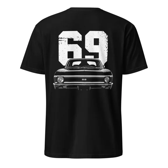 1969 Chevy Nova T-Shirt – Classic Muscle Car Tee for Car Enthusiasts