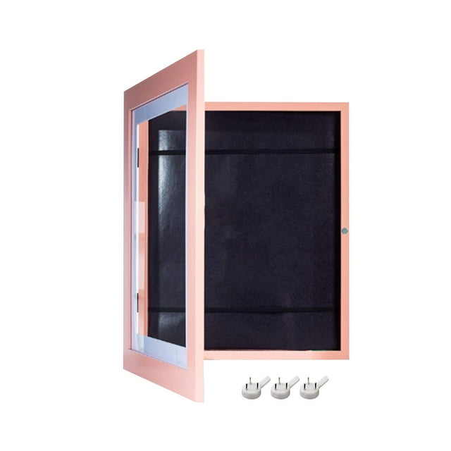 Kids Art Frames Front Opening Art Work Display Frames Storage Frame Kids Artwork pink