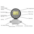 thumbnail image 3 of 50ml-300l Digital Gas Flow Meter Gas Mass Air Nitrogen Oxygen Flow Rate Meter 3v, 3 of 5