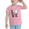 thumbnail image 3 of Golf Love Cute Toddler T-Shirts for Boys Girls (Pink, 3T), 3 of 5