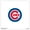 Unframed Version, variant on Gallery Pops MLB Chicago Cubs - Primary Club Logo Wall Art, Unframed Version, 12" x 12"