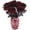 Maroon, variant on 10 Pcs Artificial Roses Bouquet Faux Black Roses Bundles Fake Rose Flowers Realistic Flowers Arrangements Halloween Decor (Black, 10)