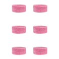 thumbnail image 2 of COUVER Cotton Terry Sports Wristbands, 1 Inch, 3 Pairs, Solid Light Pink, 2 of 7