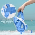 thumbnail image 2 of Máscara de snorkel de cara completa mejorada, antivaho e impermeable con, 2 of 6