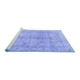 thumbnail image 2 of Ahgly Company Machine Washable Indoor Rectangle Persian Blue Traditional Area Rugs, 5' x 8', 2 of 4