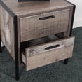 thumbnail image 5 of OS Home & Office Furniture Model 41102 Two Drawer Night Stand with Metal Frame and Legs, 5 of 5