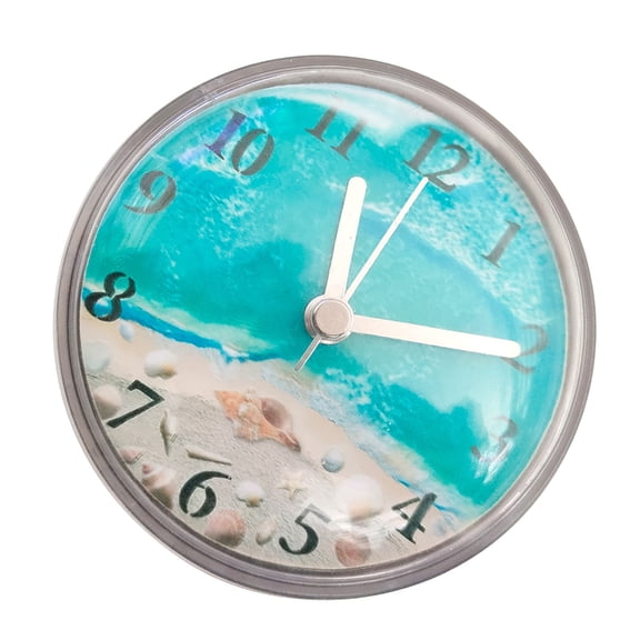 SIEYIO Silents Waterproof Bathroom Clock, Shower Clock,Wall Clock,Suction Cup Wall Clock