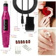thumbnail image 6 of Fofosbeauty Electric Nail Drill Machine Nail Drill Kit 20000 RPM Portable Nail Drill for Acrylic Nails, 6 Acrylic Gel Remover Nail Tools, Nail Polishing Machine Pedicure Set, Pink, 6 of 8