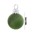 thumbnail image 2 of 30 Pieces 1 Inch Christmas Tree Ornaments Velvet Balls, Shatterproof Tree Ornaments Flocking Balls Set - Christmas Decorations Home Decor for Holiday Indoor Outdoor Yard Garden Wall, 2 of 8