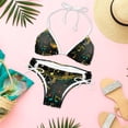 thumbnail image 6 of Note Detachable Sponge Adjustable Strap Bikini Set Two-Pack Swimming Suits One-Piece Swimsuits - Ideal for Beach and Pool Parties, 6 of 6