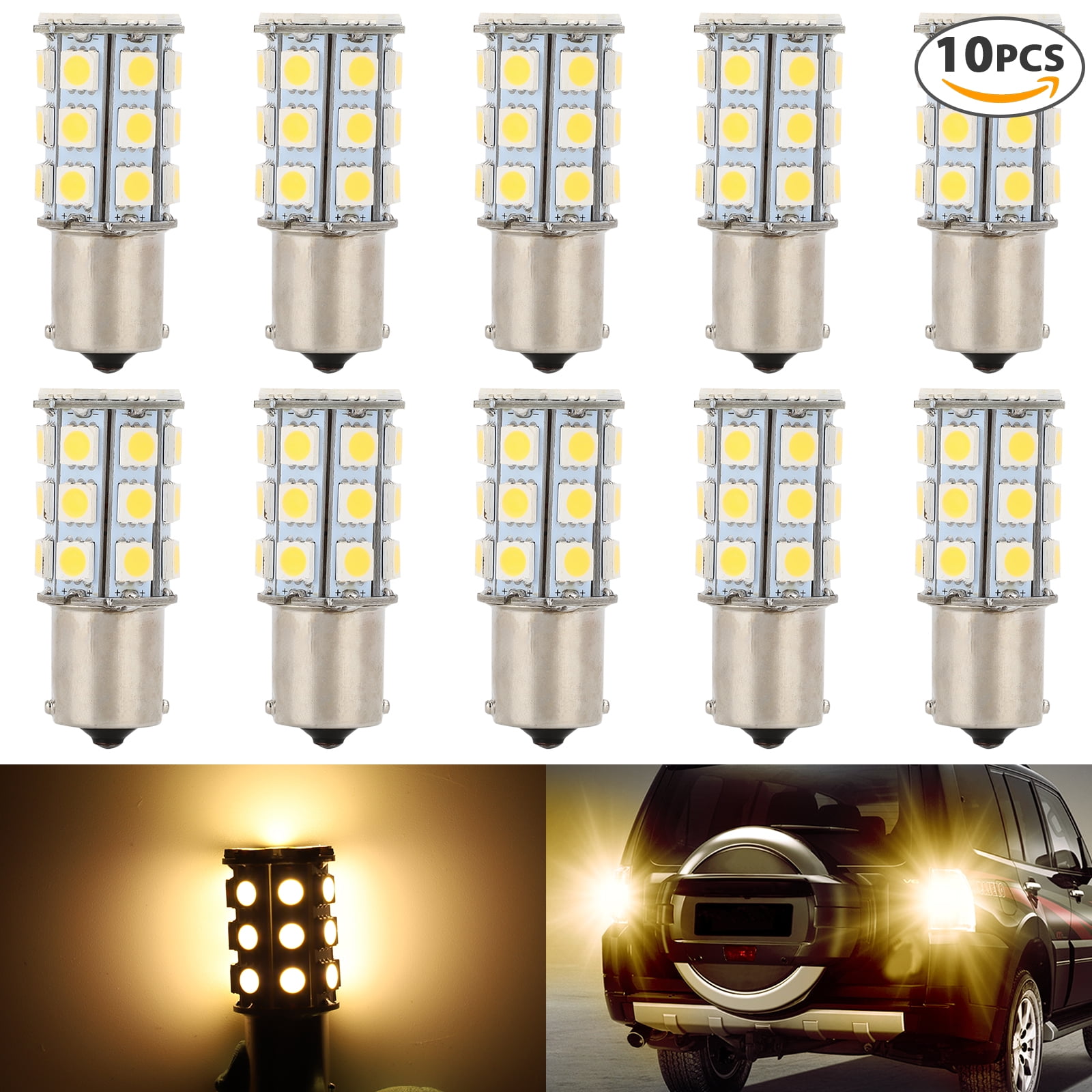 7506 SUPER WHITE LIGHT BULBS FOR BMW BUICK CADILLAC JAGUAR FORD JEEP NEW Details about   1156 