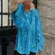 thumbnail image 1 of Puntoco mujeres moda suelta lentejuelas cuello redondo blusas sólidas fiesta brillo top camisas casuales Puntoco Puntoco-1217, 1 of 6