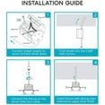 thumbnail image 7 of Luxrite 2 inch Dimmable LED Recessed Light with J-Box, 8W =50W, 4100K Cool White, 600 Lumens, 6-Pack, 7 of 7