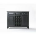 thumbnail image 4 of Crosley Cambridge Sideboard Cabinet W/Wine Storage Mahogany-Color:Black, 4 of 5