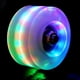 thumbnail image 2 of 8 Uds ruedas luminosas para patines, ruedas para patines iluminadas para exteriores con rodamientos, cuádruple para patinaje y monopatín de doble fila, 2 of 4