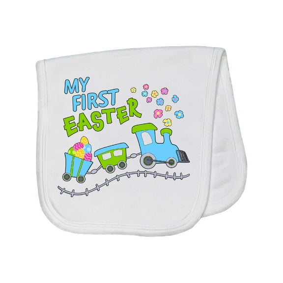 Inktastic My First Easter Train Baby Burp Cloth