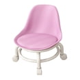 thumbnail image 4 of Taburete con ruedas para pedicura, muebles giratorios de 360  degree, regalo, cojín de cuero PU, asiento con ruedas, taburete corto, silla giratoria Gloria Asiento rodante bajo, 4 of 9