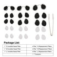 thumbnail image 3 of Nasal Invisible Nasal Filter Ultra-Breathable Nasal Filters Nasal Filters Nose Plugs for Smells Air Filtration from Pollen Dust Smoke Small + Medium + Large Round Shape, 3 of 7