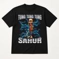 thumbnail image 3 of Unisex Sahur Graphic T-Shirt, Classic Fit Cotton Tee, Meme Style Print, 3 of 9