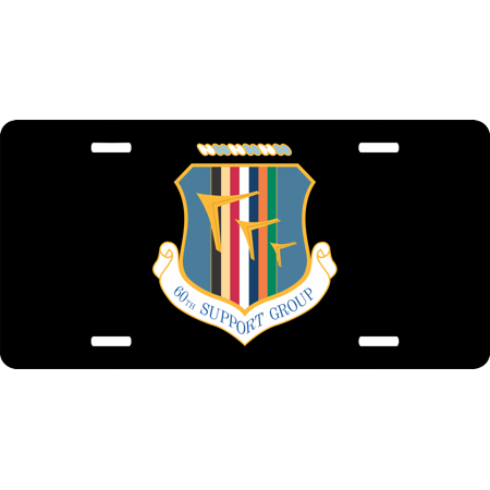 U.S. Air Force 60th Support Group License Plate