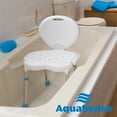 Aquasense Folding Bath and Shower Chair with NonSlip Seat and Backrest
